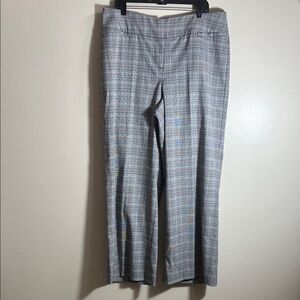 Layne Bryant Gray Checkered Women's Wide Leg Pants sz 16